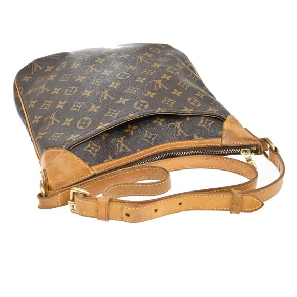 LOUIS VUITTON Odeon MM Shoulder Bag Monogram Leather Brown France M56389 83KB326 - Picture 5 of 16